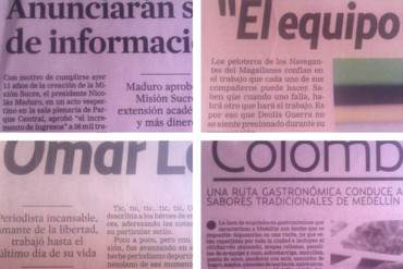 ¡CONTRA LA CENSURA! Periodistas de El Universal retiran sus firmas en protesta a línea editorial