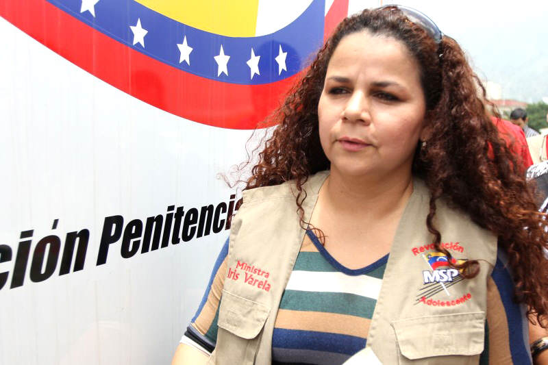 ¡EL CHISTE! Iris Varela: Declaramos a Barinas libre de mafias penitenciarias (+Video)