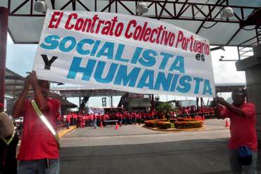 ¡PARALIZADO! Trabajadores de Bolipuertos EN HUELGA tras enfrentamiento con GNB (+ Fotos)