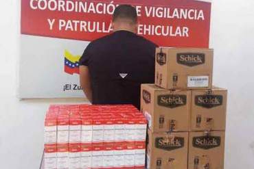 ¡DELITOS DE LA PATRIA! Detienen a un hombre con 108 cajas de acetaminofén en Maracaibo