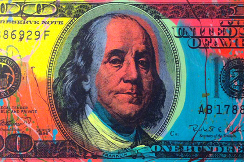 Dolar-Paralelo-Mercado-Negro-Steve-Kaufman-100-Dollar-Ben-Franklin-800x533