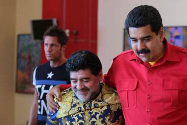 ¡ARRASTRADO! Diego Maradona: “Cuando Maduro ordene, estoy vestido de soldado”