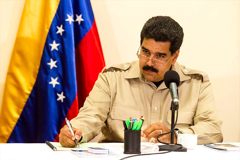 Nicolas-Maduro-molesto--inconforme