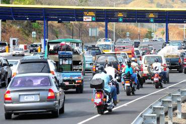 Las tarifas en los peajes de Venezuela que entrarán en vigencia a partir del #28Nov