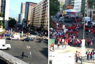 ¡SE QUEDARON SIN GENTE! Chavismo no apoyó marcha contra el «imperialismo» que pidió Maduro