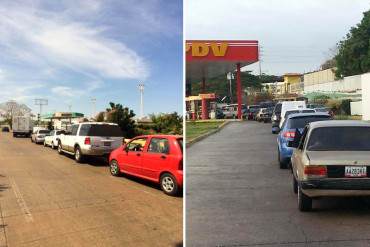 ¡PASA EN PAÍS PETROLERO! Cuatro días de largas y tediosas colas para echar gasolina en Maracaibo