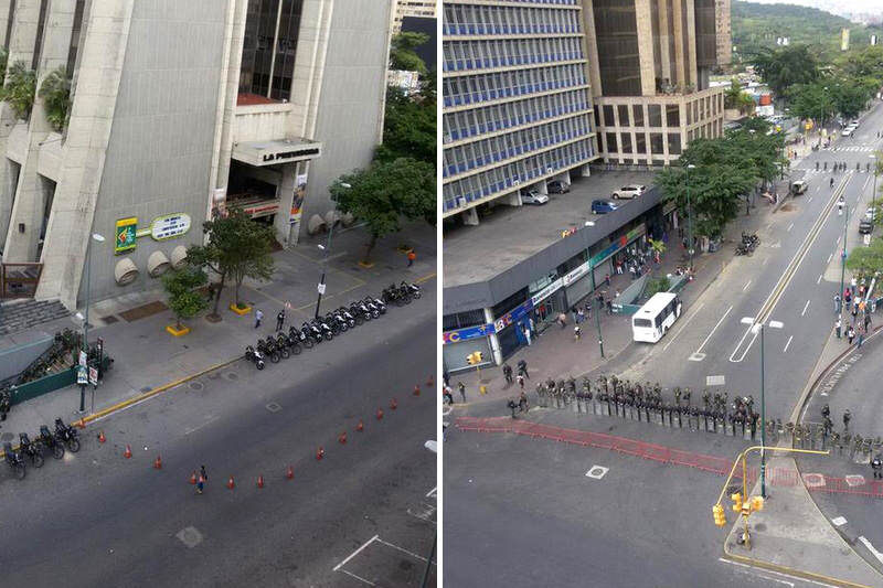 Protestas-Antimotines-de-la-GNB-toman-Plaza-Venezuela-y-Chacaito-800x533