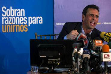 ¡DEBES SABERLO! Las 10 claves más importantes de la rueda de prensa de Henrique Capriles