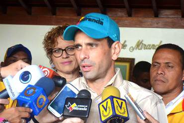 ¡CLARITO! Capriles negó que esté «armando a bandas criminales» y puso al régimen en su lugar