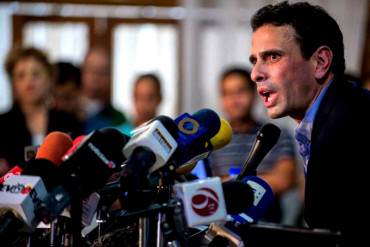 ¡LO DIJO CLARO! Capriles: «El único golpe que hubo fue contra el Bolívar, la megadevaluación»