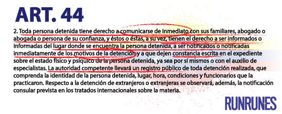 Articulo 44 numeral 2 de la Contitucion de Venezuela