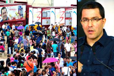 Arreaza pidió «cero tolerancia» a comercios que permitan colas ¿INCLUYE BICENTENARIO Y MERCAL?