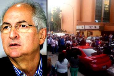 ¡ÚLTIMA HORA! Entre «golpes y disparos» funcionarios del SEBIN detienen a Antonio Ledezma