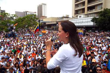 ¡SIN TEMOR AL RÉGIMEN! María Corina: No tenemos miedo y pedimos la renuncia de Maduro