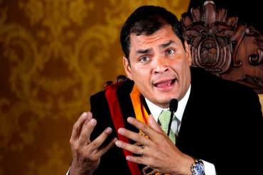 ¡SALIÓ EN DEFENSA! Rafael Correa: Macri «interfiere» en Ios asuntos internos de Venezuela