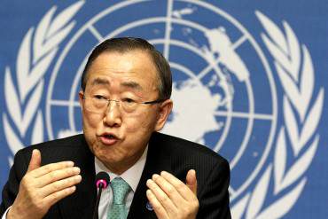 ¡EL PAÍS EN LA MIRA! Ban Ki-moon: «En Venezuela hay una crisis humanitaria»