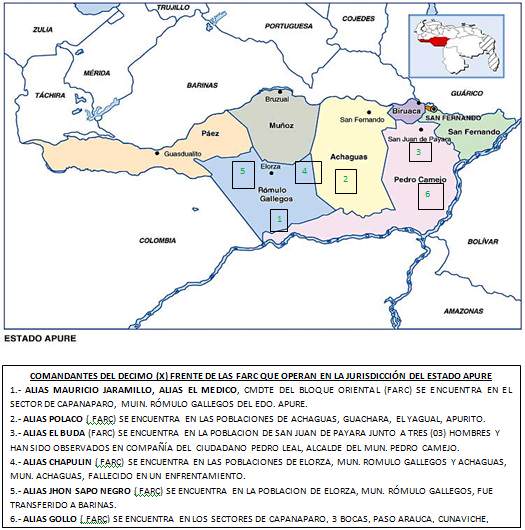 mapa-de-las-FARC-en-Venezuela