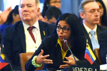 ¡SE VIENE SHOW! Delcy denunciará ante la OEA «una maquinaria de guerra» contra Venezuela