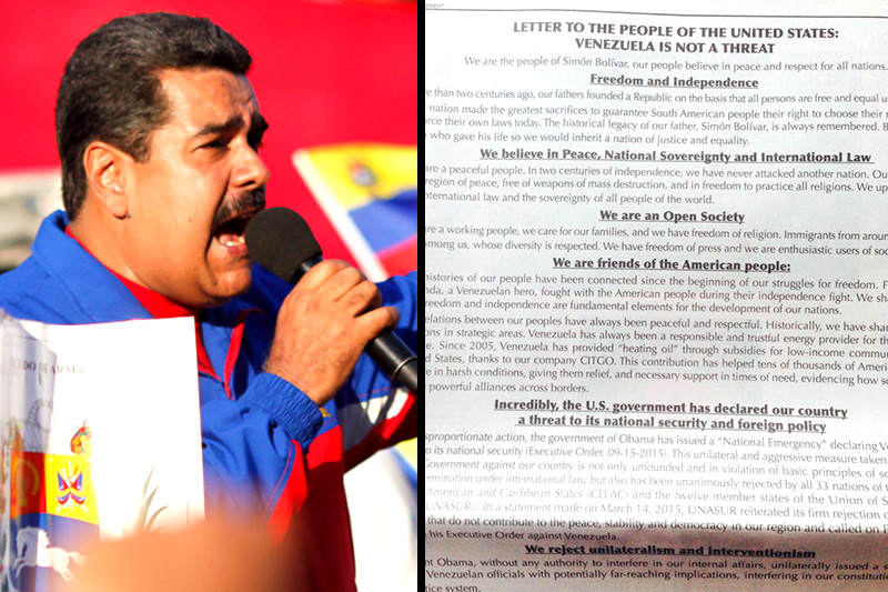 Maduro-envia-carta-al-New-York-Times-NYT