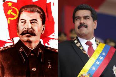 ¡LA BOTÓ DE JONRÓN! Maduro se comparó con Stalin: «Se parecía a mí, el bigote es igualito»