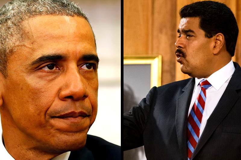 Nicolas-Maduro-Vs-Barack-Obama