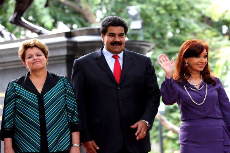 maduro cristina y dilma