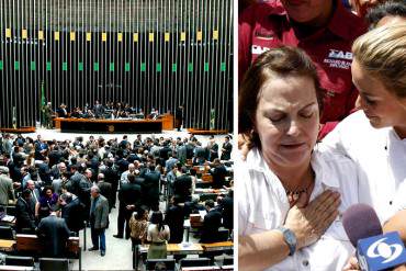 ¡MADURO SE RETUERCE! Lilian Tintori y Mitzy de Ledezma se reunirán con el Congreso de Brasil