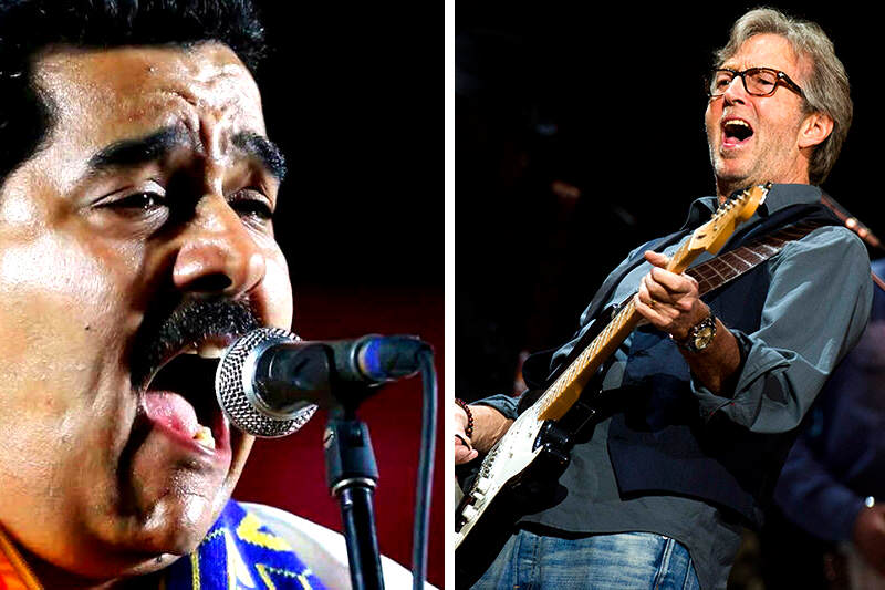 Nicolas-Maduro-Vs-Eric-Clapton