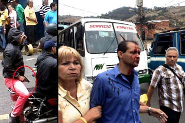 ¡URGENTE! Grupos armados agredieron brutalmente a precandidato a diputado (MUD) en Catia