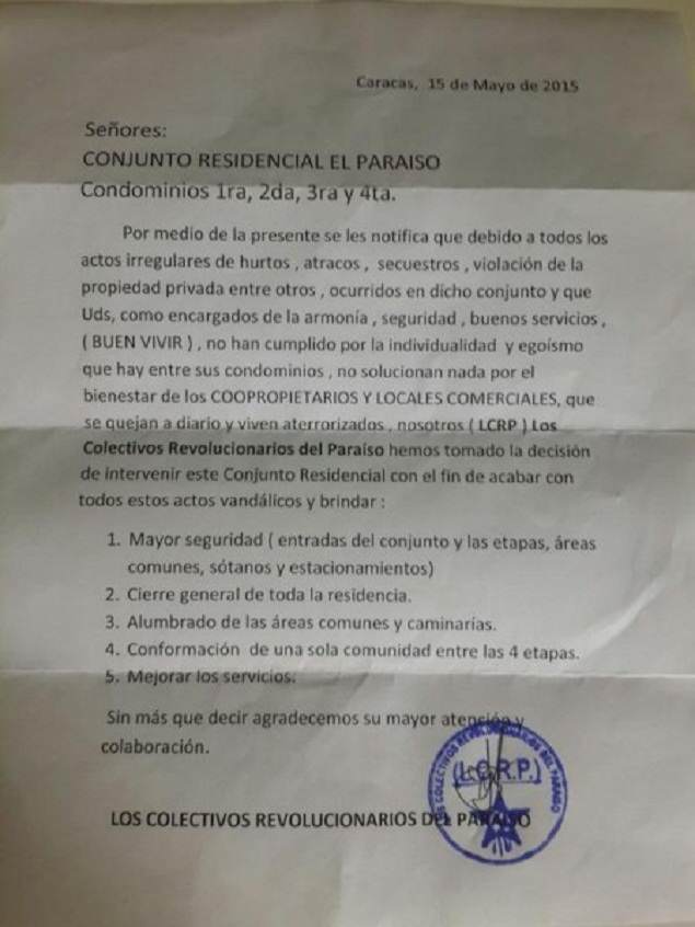 COLECTIVOS CARTA