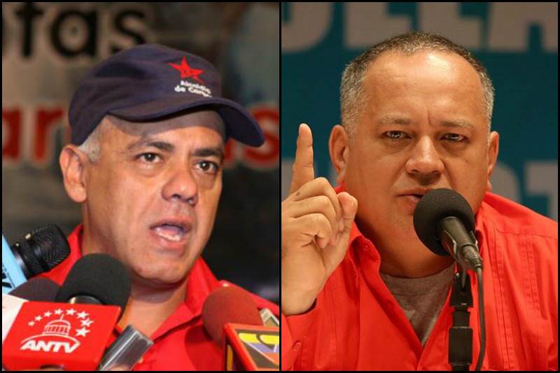 Jorge Rodriguez y diosdado cabello