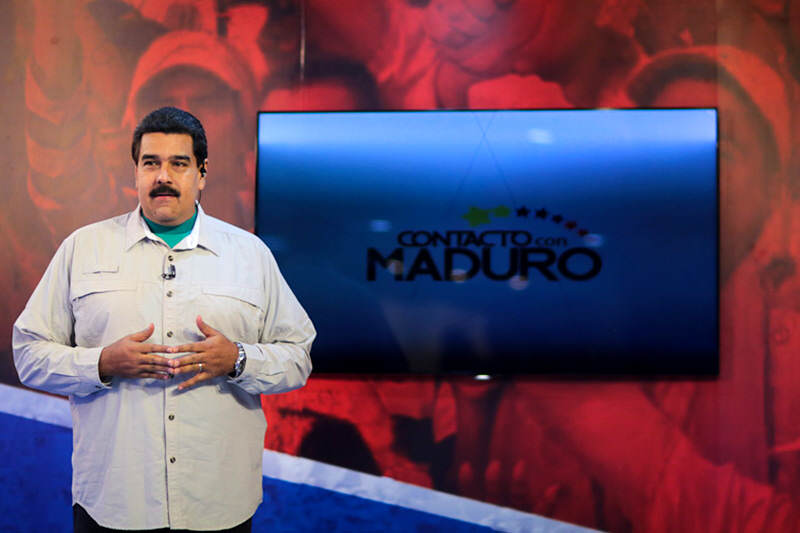 ¡CADA VEZ MÁS SOLO! La pírrica audiencia que acompañó a Maduro en su programa del martes (+Video)