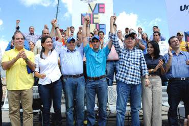 ¡LA UNIDAD ANTE TODO! MUD presentó este jueves tarjeta única para parlamentarias del 6-D