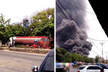 ¡URGENTE! Explotó tanque de combustible de Pdvsa en Catia La Mar: No se reportan fallecidos