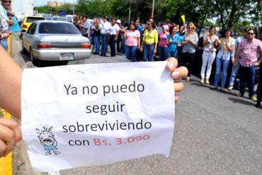 ¡LO ÚLTIMO! Docentes llaman a paro nacional: Incluso con posgrado «ganan un sueldo mínimo»