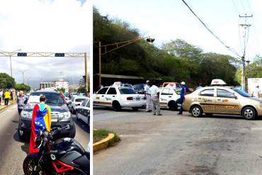 ¡NO SE LA CALAN MÁS! Protesta de taxistas contra la inseguridad paraliza la isla de Margarita