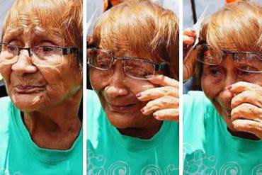 ¡PARTE EL ALMA! Abuela de 81 años rompe en llanto por las colas y la escasez: «Tengo hambre»