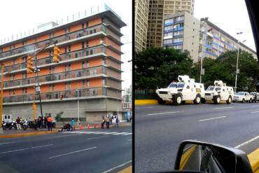 ¡EN BUSCA DE HAMPONES Y MALANDROS! Allanan edificios de Misión Vivienda en la Av. Bolívar