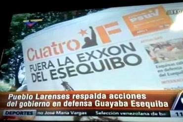 ¡VTV LO VOLVIÓ A HACER! Aseguran respaldar acciones en defensa de «La GUAYABA» Esequiba
