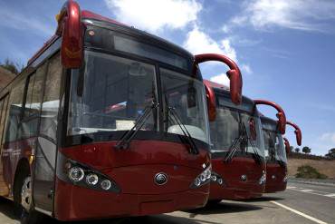 ¡INCREÍBLE! 46 de los 50 buses Yutong que dio el Gobierno a Sidor están parados por repuestos