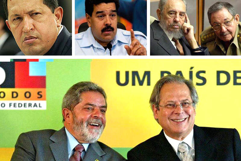 Corruptos-en-America-Latina-Hugo-Chavez-Hermanos-Castro-Nicolas-Maduro