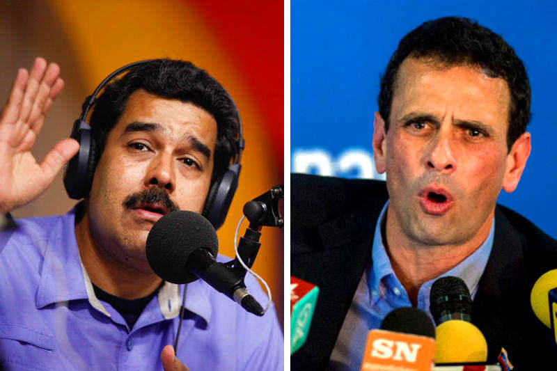 Nicolas-Maduro-Vs-Henrique-Capriles