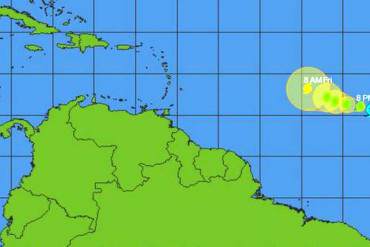 ¡ATENCIÓN VENEZUELA! Se forma depresión tropical que podría volverse huracán en el Caribe