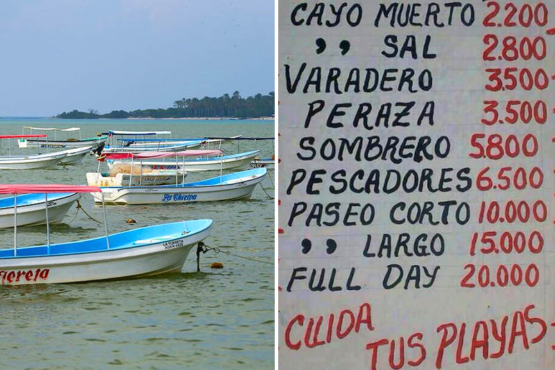 Viaje-a-los-Cayos-Morrocoy-Venezuela-Lanchas-Paseos-Turismo