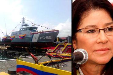 ¡LE TUMBAN LA FARSA! Desmienten a Cilia Flores: «Buque PG-52 no fue hecho en Venezuela»