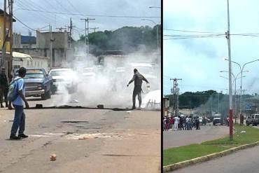 ¡EL CAOS! Protestaron frente al Mercal de Puerto Ayacucho por «limitar los cupos para comprar»