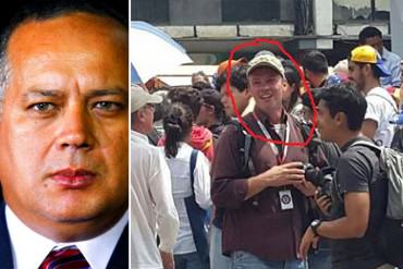 ¡LA FARSA! El «falso periodista extranjero» acusado por Cabello es un fotográfo venezolano