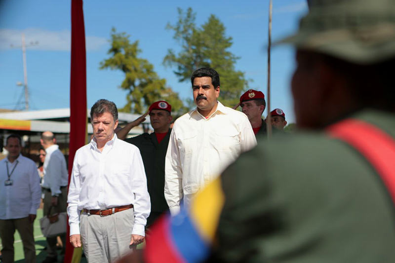 Juan-Manuel-Santos-y-Nicolas-Maduro-frontera-colombia