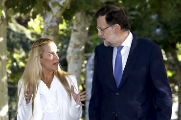 ¡ENTÉRESE! Rajoy lamenta la prohibición de salida a Tintori: «Pueden encerrar a las personas pero no a los ideales»