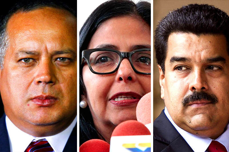 Maduro-Cabello-delcy-rodriguez